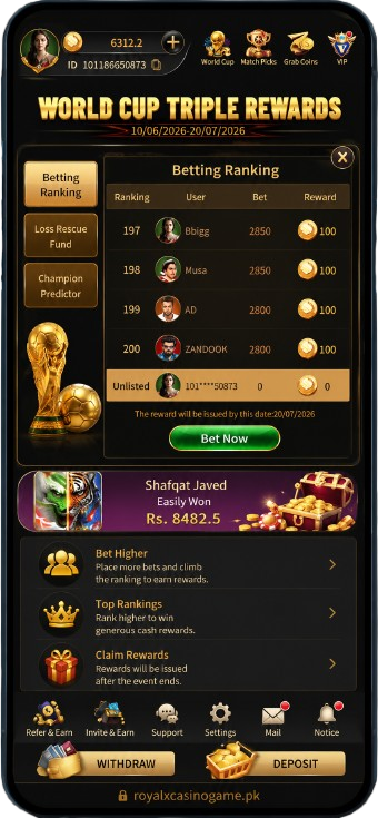 Royal casino app